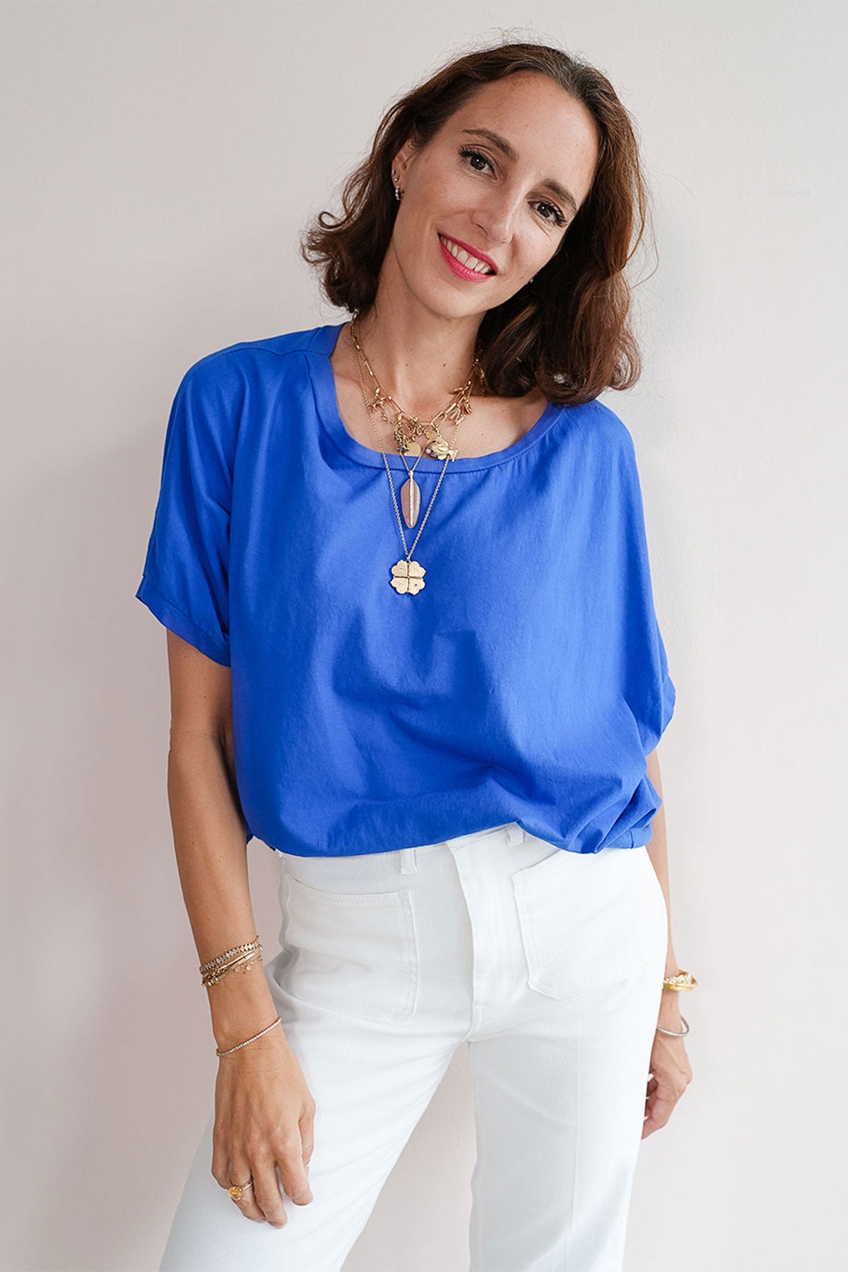 Oversized T-Shirt mit kurzem Arm