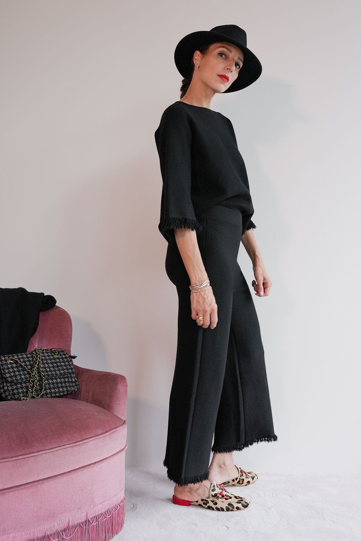 Strickhose aus Viskose-Knit
