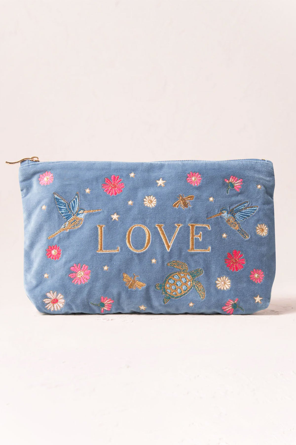Kosmetik Clutch Samt Love