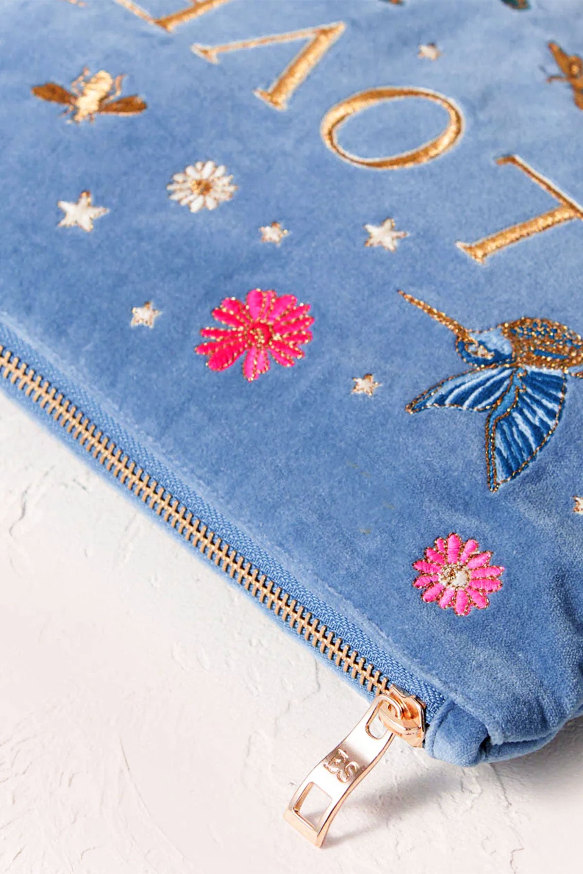 Kosmetik Clutch Samt Love