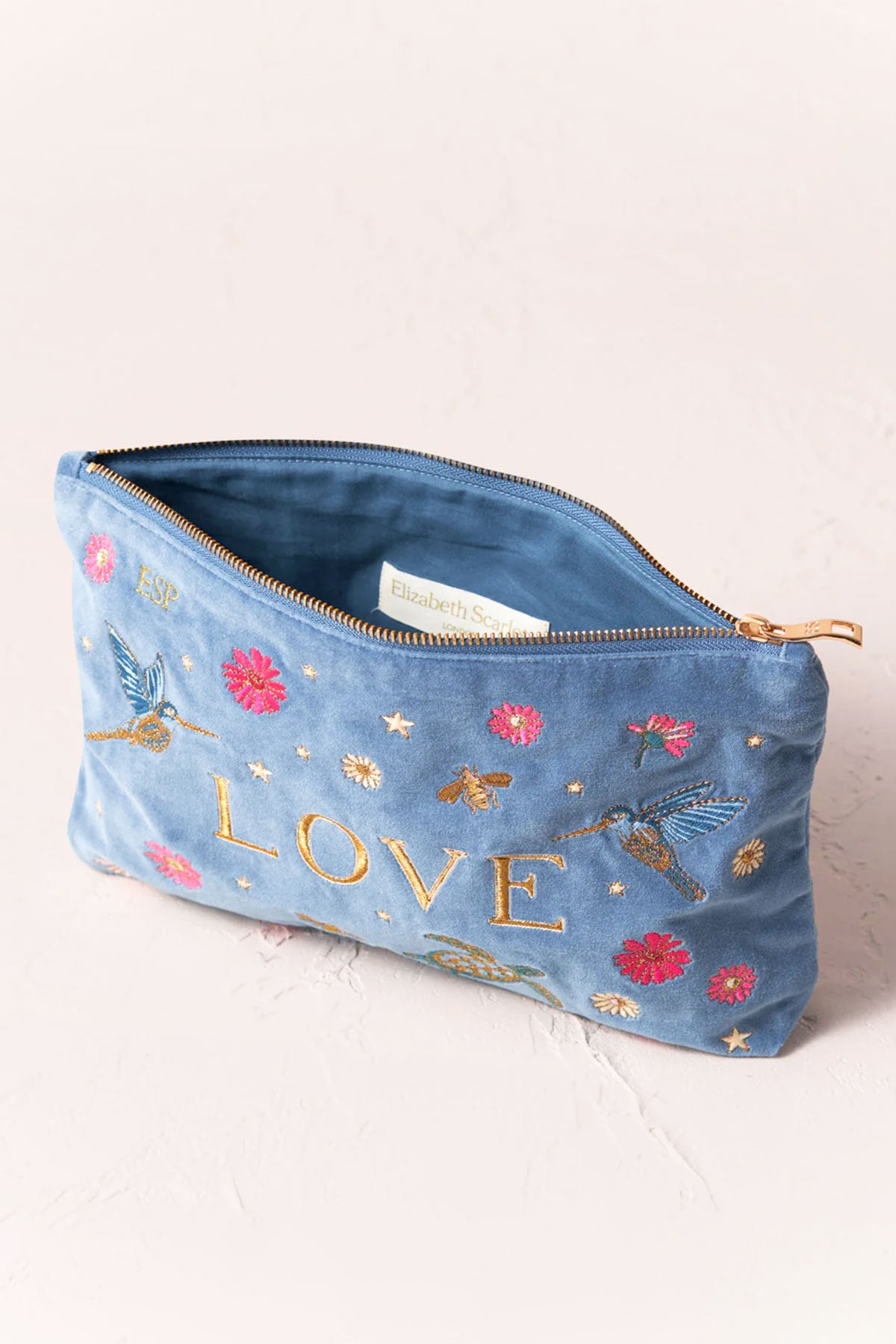 Kosmetik Clutch Samt Love
