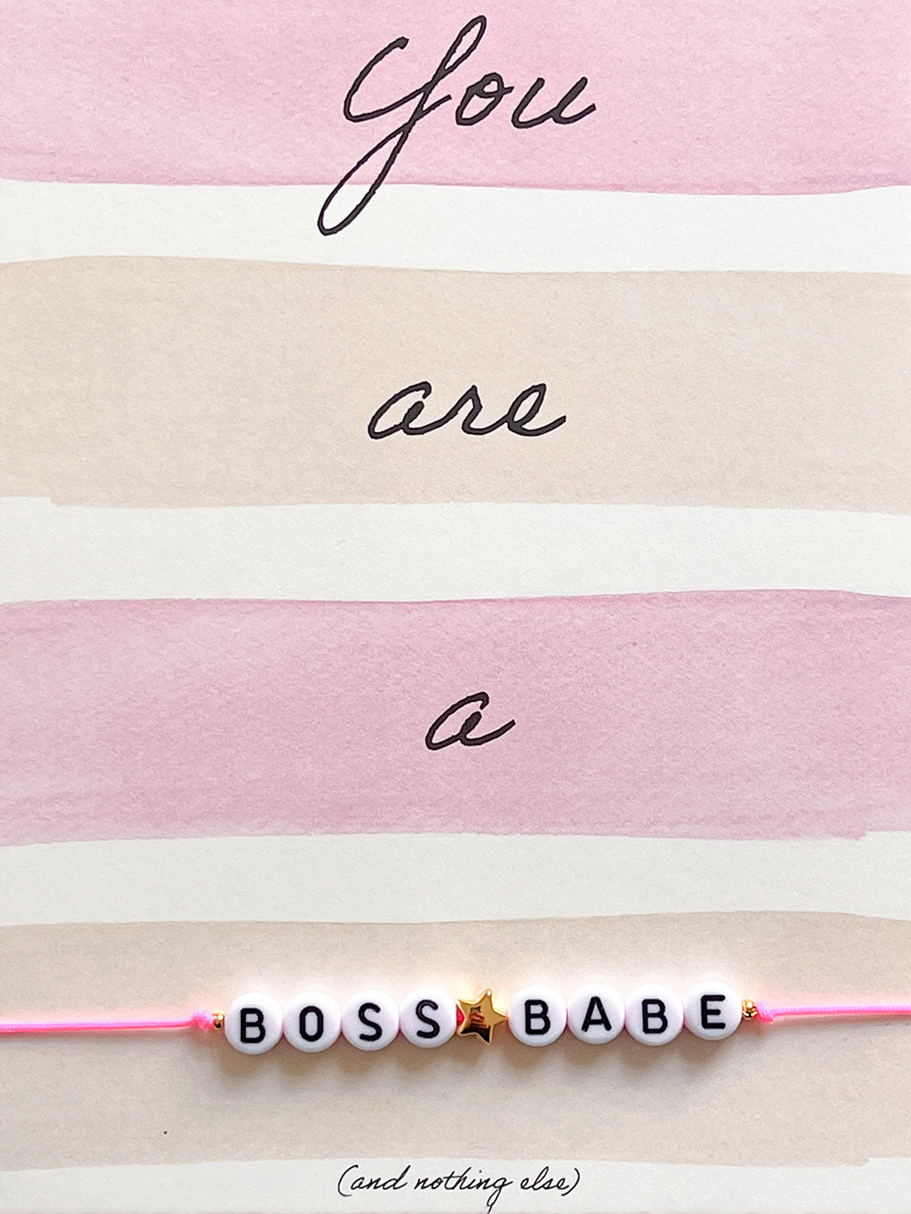 Armband-Karte Boss Babe