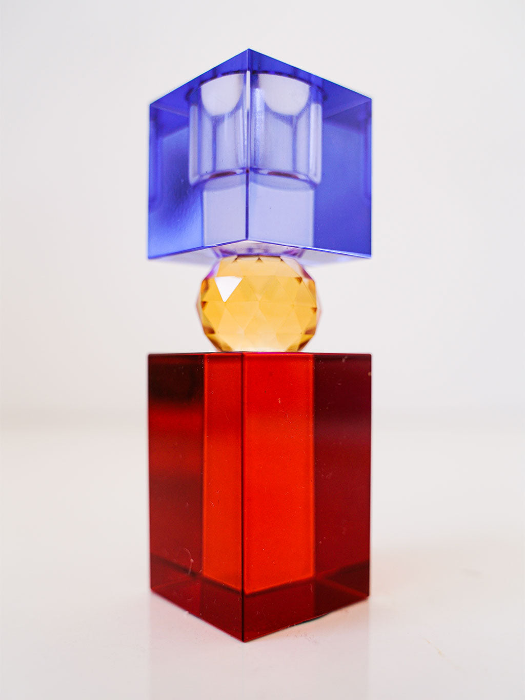 Kerzenständer Kristall Cube Medium