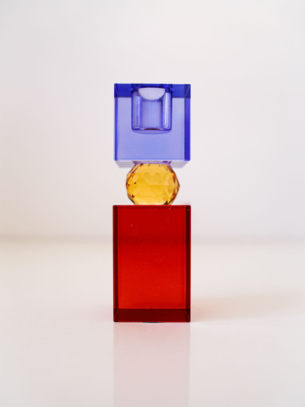 Kerzenständer Kristall Cube Medium