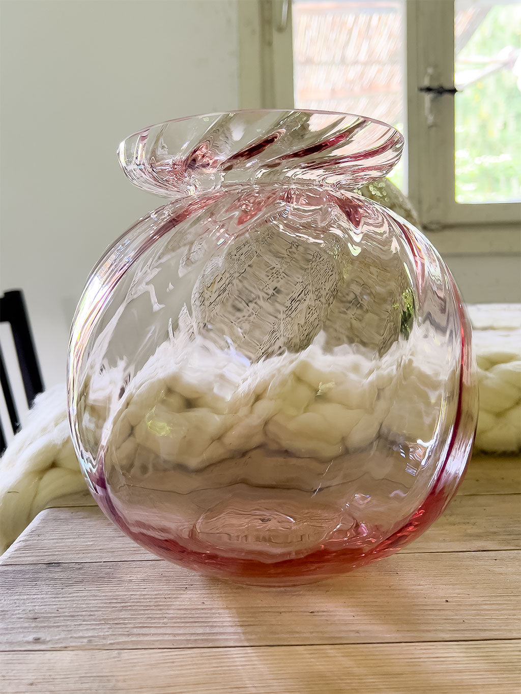 Ballon Glasvase Swirl