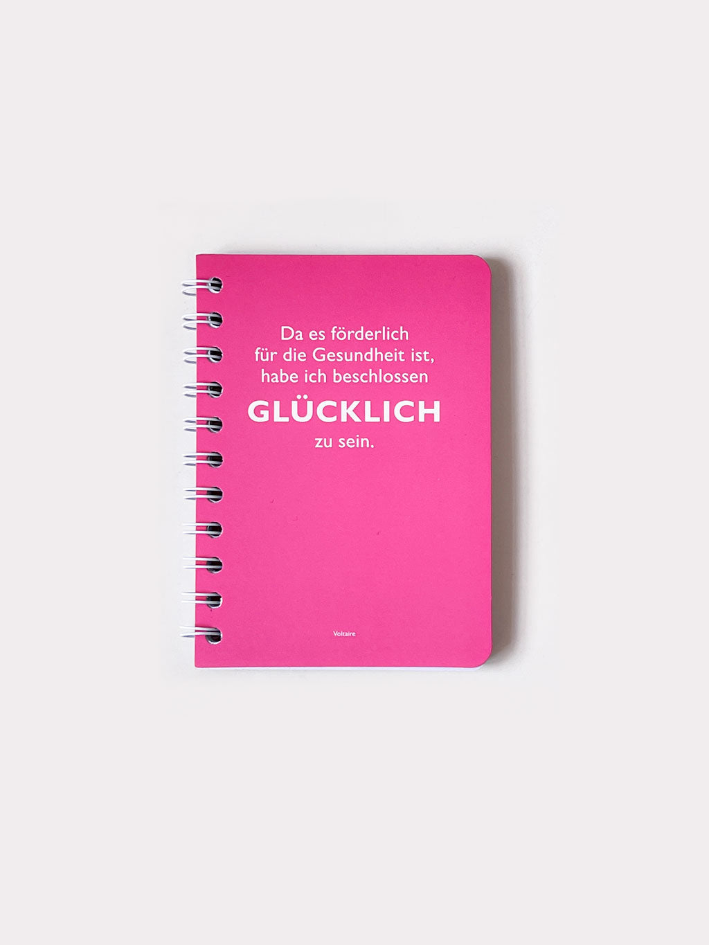 A6 Ringbuch &quot;Glücklich&quot;/Voltaire