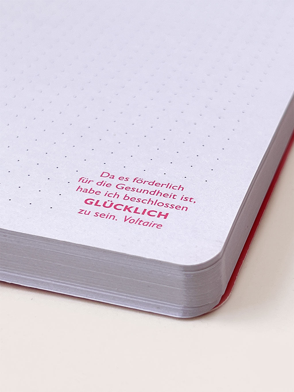 A6 Ringbuch &quot;Glücklich&quot;/Voltaire