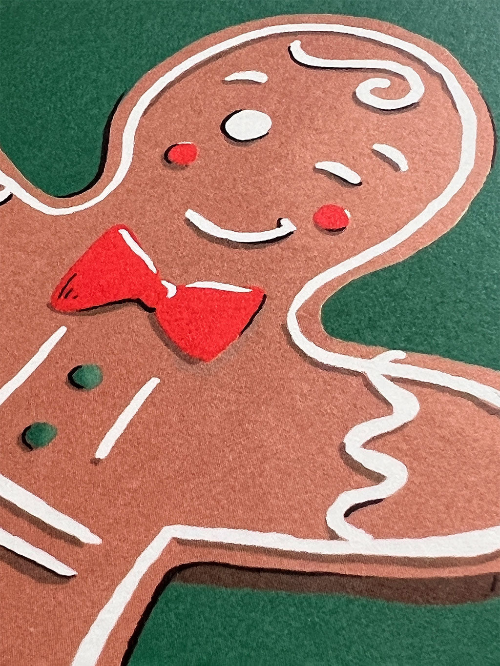 Weihnachtskarte Gingerbread