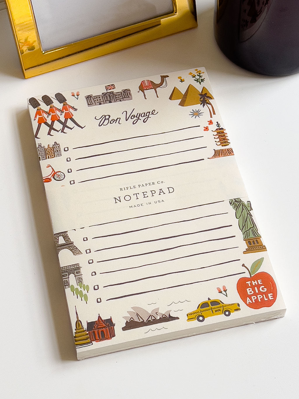 Notizblock Checklist &#39;Bon Voyage&#39;