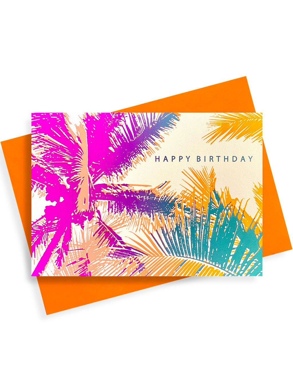 Geburtstagskarte Palmen